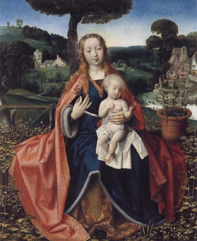 Jan provoost THe Virgin and Child in a Landscape Spain oil painting art